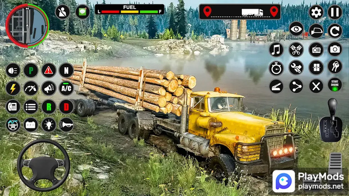 4x4 Truck driving offroad 2023Mod  Apk v1.4(Speed change)