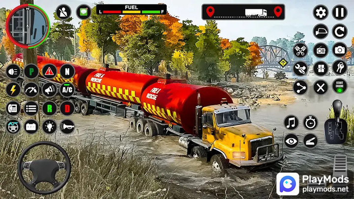 4x4 Truck driving offroad 2023Mod  Apk v1.4(Speed change)