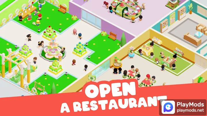 Mini Restaurant: Food TycoonMod  Apk v1.5.0(Speed change)