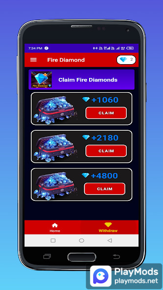 Fire DiamondMod  Apk v1.4(No Ads)