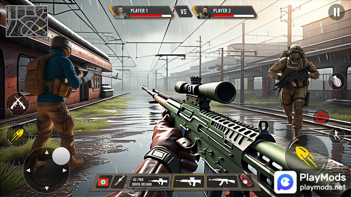 Gun Shooting Offline Fps GamesMod  Apk v2.5(Unlimited Resources)