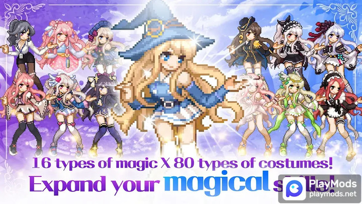 Magical Girl: Idle Pixel HeroMod  Apk v4.54(Mod Menu)