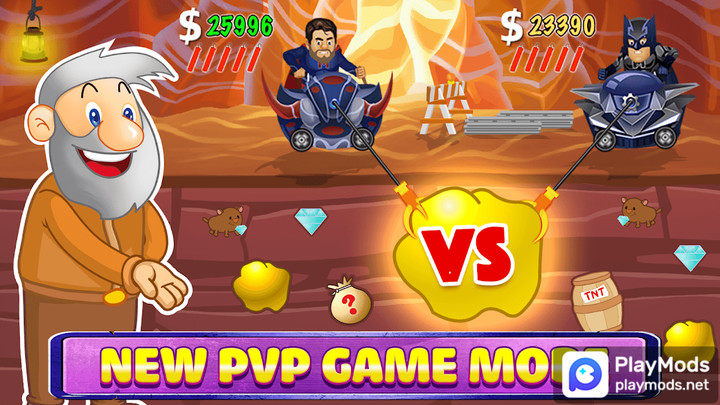 Gold Miner Gold RushMod  Apk v1.0.4(No Ads)