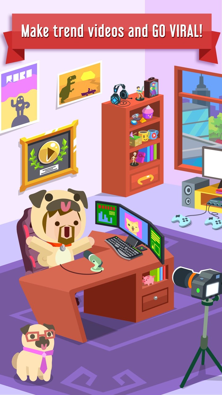 Vlogger Go Viral: Tuber Life Apk v2.43.31