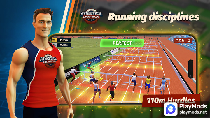 Athletics ChampionshipMod  Apk v79(Speed change)