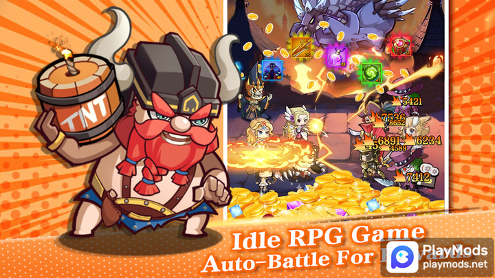 Mythic Summon: Idle RPGMod  Apk v91.1(Speed change)