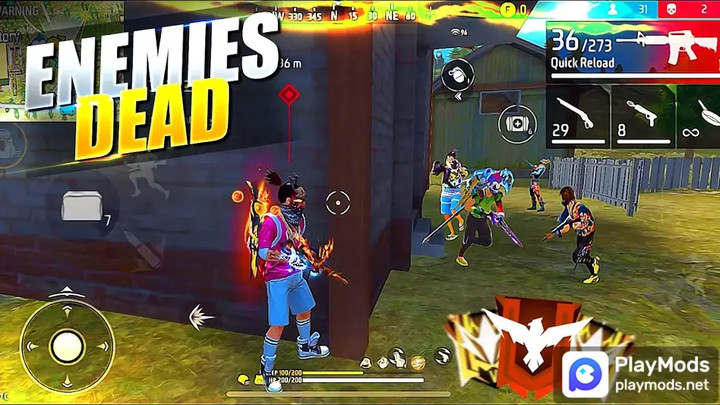 Fps Fire Battleground IndiaMod  Apk v7(Speed change)