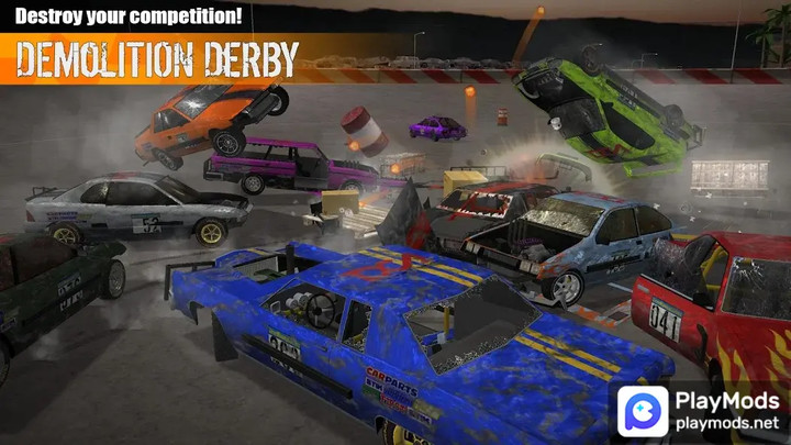 Demolition Derby 3Mod  Apk v1.1.110(Unlimited Money)