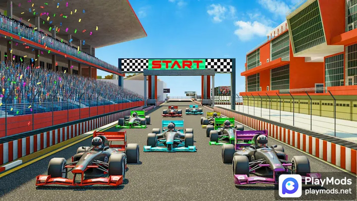 Formula Car Tracks: Car GamesMod  Apk v9.5(Unlimited currencies)