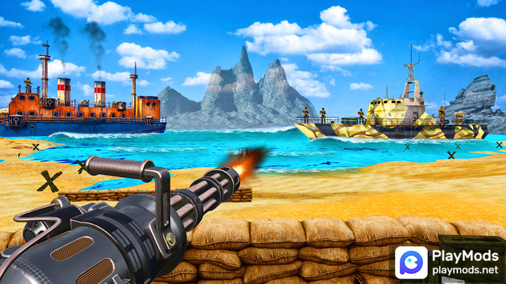 Call of Beach: Defense WarMod  Apk v2.0(Unlimited currencies)