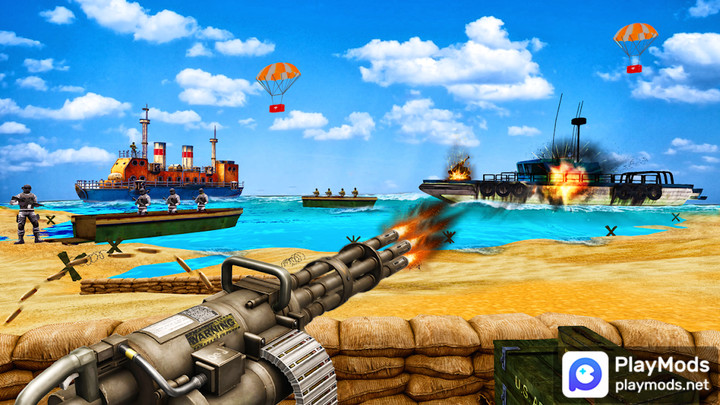 Call of Beach: Defense WarMod  Apk v2.0(Unlimited currencies)