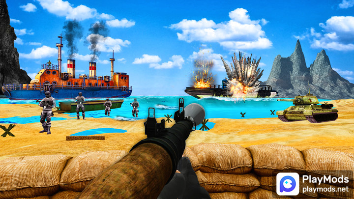 Call of Beach: Defense WarMod  Apk v2.0(Unlimited currencies)