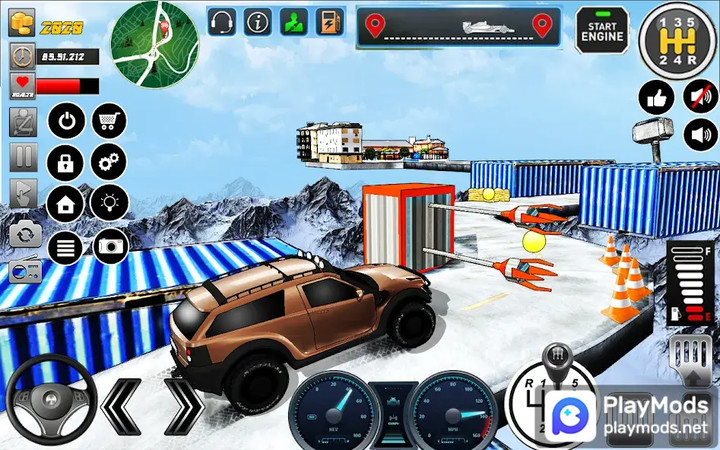 Extreme Jeep Snow StuntsMod  Apk v2.6(Unlimited currencies)