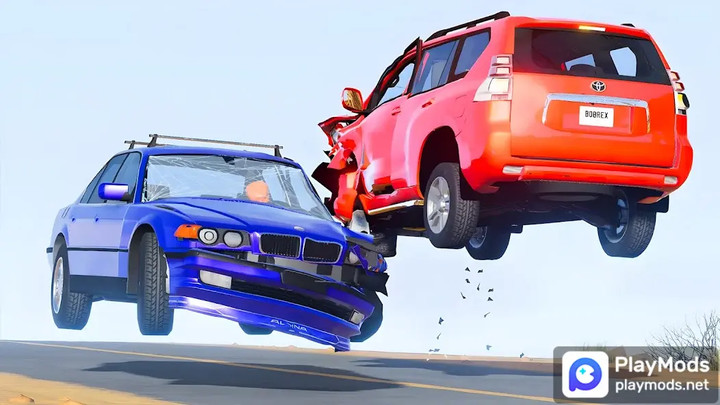 Stunt Car CrashMod  Apk v1.5(Speed change)