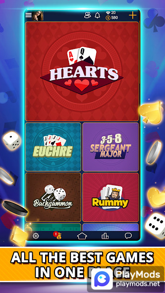 VIP Games: Hearts, EuchreMod  Apk v4.17.4.147(No Ads)