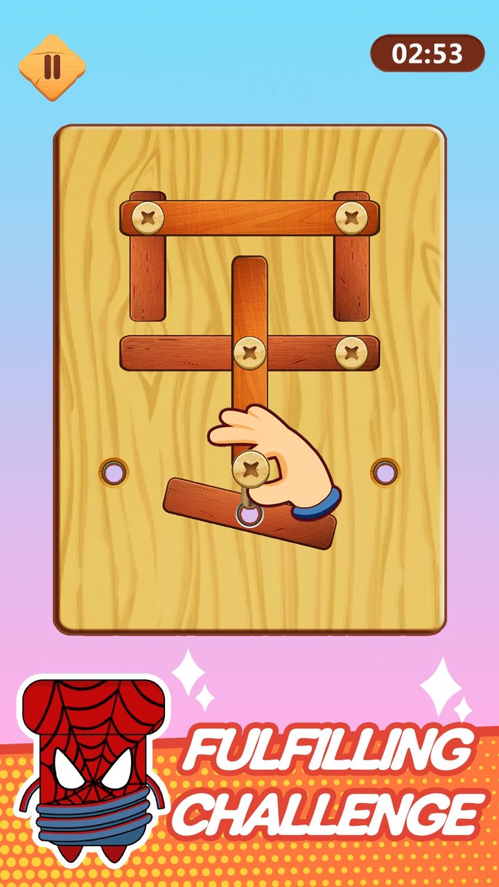 Wood Nuts & Bolts Puzzle Apk v2.9