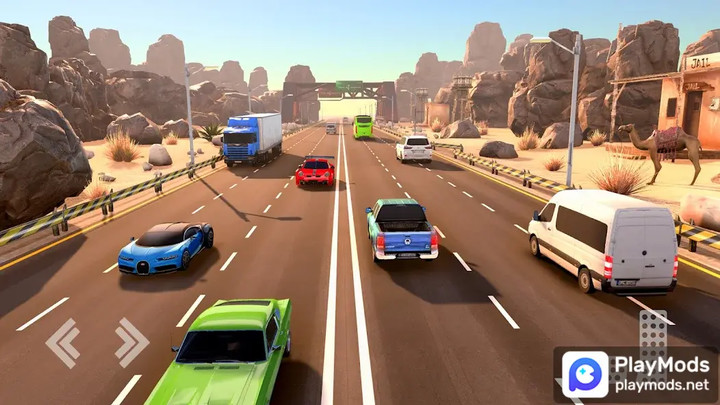 Real Highway Car Racing GamesMod  Apk v3.40(Unlimited Money)