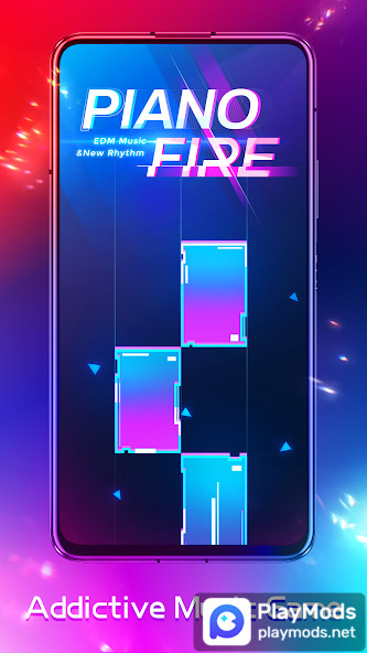 Piano Fire: Edm Music & PianoMod  Apk v1.0.150(Unlimited Money)