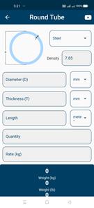 Metal Weight Calculator