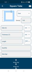 Metal Weight Calculator