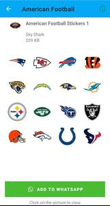 American Football Stickers