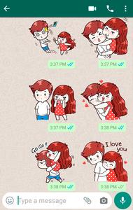 Love Story Stickers