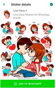 Love Story Stickers