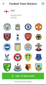 Football team Stickers