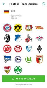 Football team Stickers