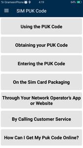 SIM PUK Code Guide