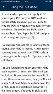 SIM PUK Code Guide