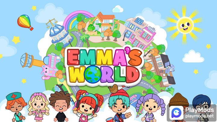 Emma's World - Town & FamilyMod  Apk v1.9(Unlock all houses)