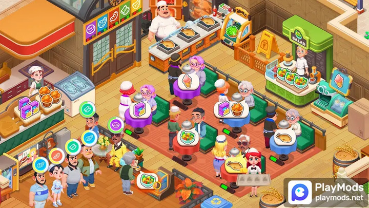 Happy Diner StoryMod  Apk v1.0.5(unlimited diamonds)