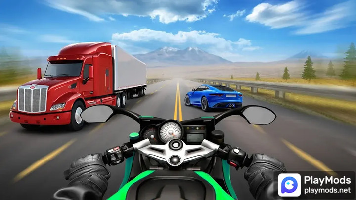 Traffic Moto Racing 3DMod  Apk v1.4.4(No Ads)