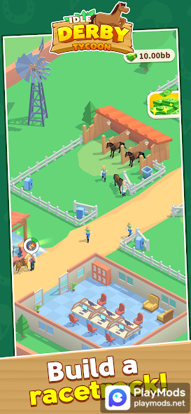 Idle Derby TycoonMod  Apk v1.4.208800(Speed change)