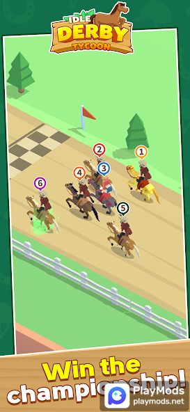 Idle Derby TycoonMod  Apk v1.4.208800(Speed change)