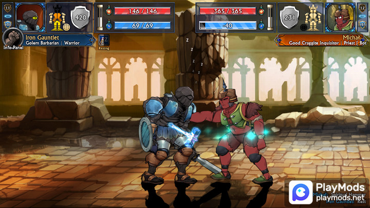 Swords and Sandals ImmortalsMod  Apk v1.3.1(Speed change)