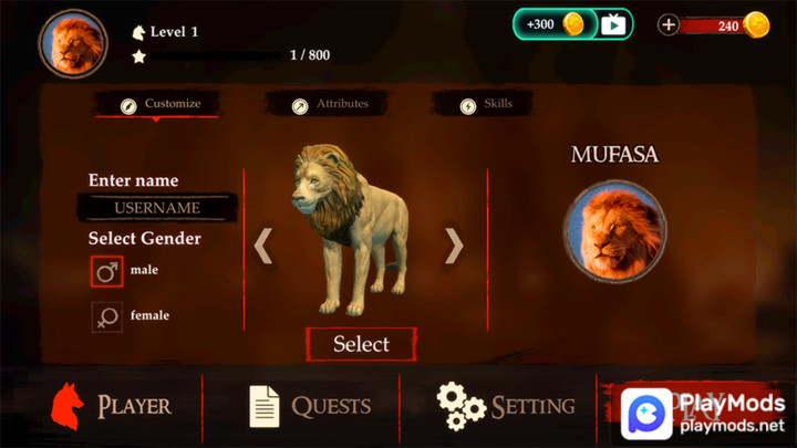 The LionMod  Apk v1.1.3(Unlimited Resources)