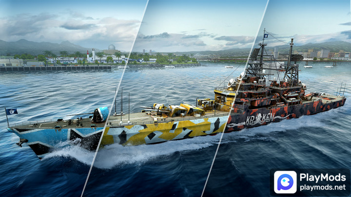 Force of Warships: BattleshipsMod  Apk v5.16.0(No Ads)