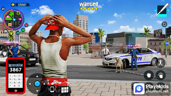 Gangster Mafia City Crime GameMod  Apk v1.8.1(No Ads)