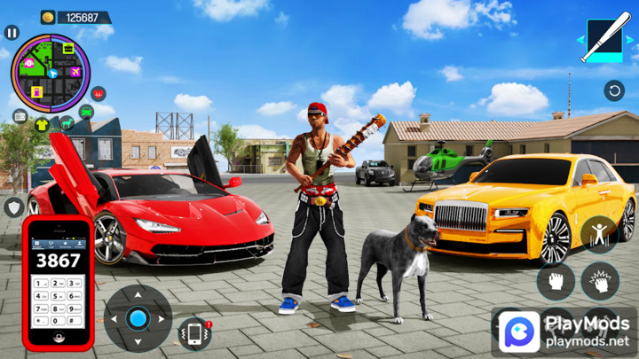 Gangster Mafia City Crime GameMod  Apk v1.8.1(No Ads)