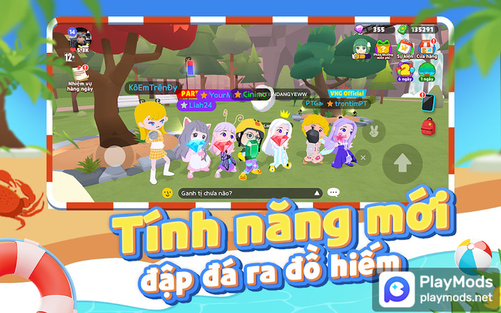 Play Together VNGMod  Apk v1.67.1(mod Menu)