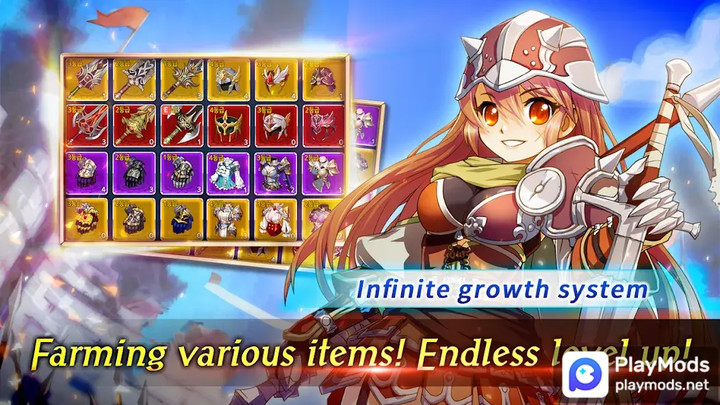 Queen's Knights - Slash IDLEMod  Apk v1.0.32(Mod Menu)