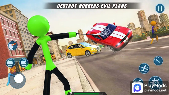 Spider Hero Stickman Rope HeroMod  Apk v0.5.5(Unlimited Money)