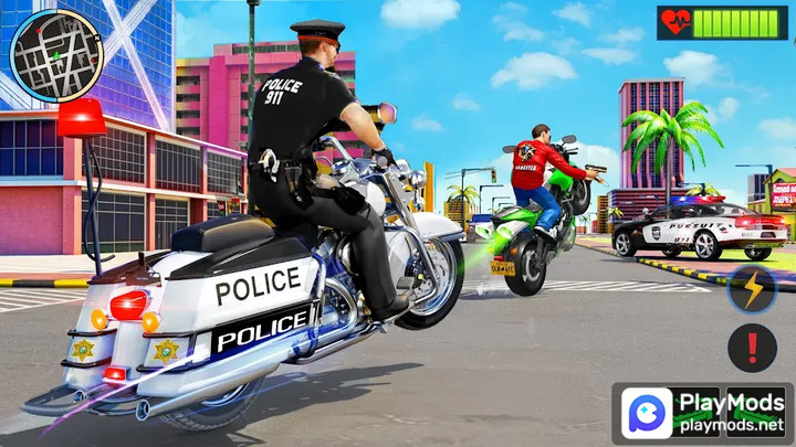 Police Moto Bike Chase CrimeMod  Apk v6.0.2(Unlimited Money)