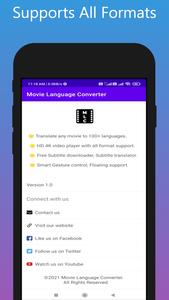 Movie Language Converter