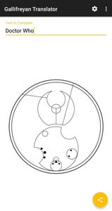 Gallifreyan Translator