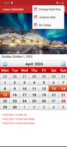 Laos Calendar 2024