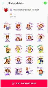 Princess Animated Stickers