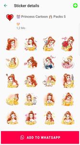 Princess Animated Stickers